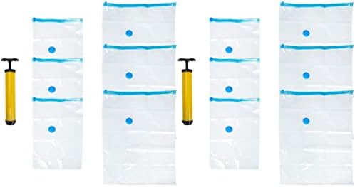 2Sets nasumični ručnik za ručnik i jedan s vrećom za pohranu brtve za odjeću pumpa ručne pumpe prozirna