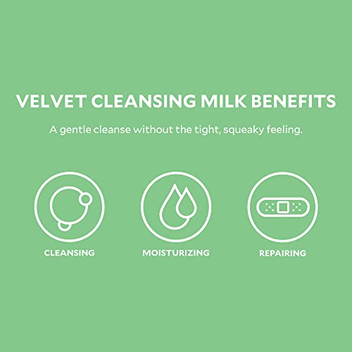 Stratia Velvet mlijeko za čišćenje | nježna krema za čišćenje lica / hidratantna, Nepjena / kamilica,