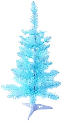 Vinomo malo plavo božićno stablo mini nebo - plavo umjetno božićno drvce, umjetni borane za