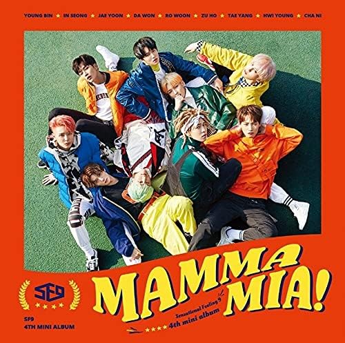 K-pop SF9 4. mini album [mamma mia!] CD + 64p knjižica + 2p fotokard zapečaćen