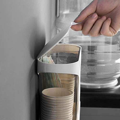 WSSBK zidni nosač jednokratna papirna šolja za kafu dispenzer šolja držač za slamku držač za slamku automatski