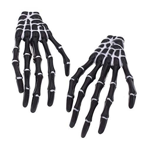 5 pari bijele i Crne 3 Skeleton ruke kopče za kosu lobanje kosti oblik ukosnice Halloween party Accessories