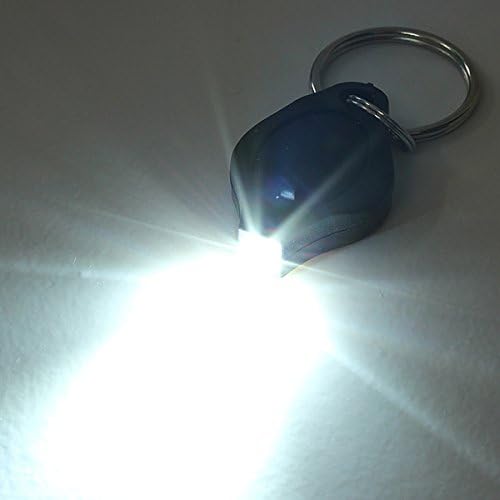 Crni Mini Led svjetlosni ključ privjesak za ključeve baterijska lampa privjesak za ključeve od 24/7