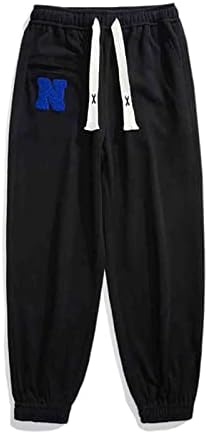 Xiloccer visokog struka Joggers Muški čvrste pantalone Petite muške dukseve Jogger pantalone za muškarce