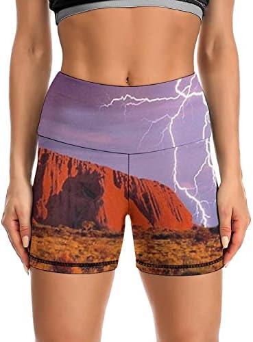 Rocks Desert Storm Women Workout Yoga kratke hlače Mekaste rastezanje Atletski trening trčanje m