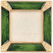 Jay Strongwater Leland Pave Ugao 2 Kvadratni Okvir - Smaragd