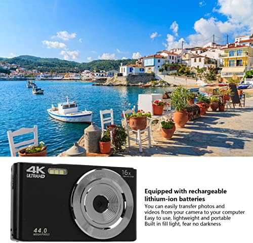 16x digitalna zum Kamera 44mp HD 4K kamera Plastična futrola otporna na udarce za fotografiju