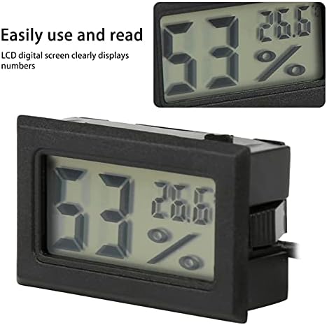 Higrometar, LED termometar Digitalni unutrašnji, higrometar Monitor vlažnosti u zatvorenom prostoru