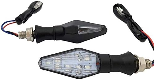 MotorToGo Crna sekvencijalna lampa Žmigavci svjetla LED Žmigavci indikatori kompatibilni za 2005