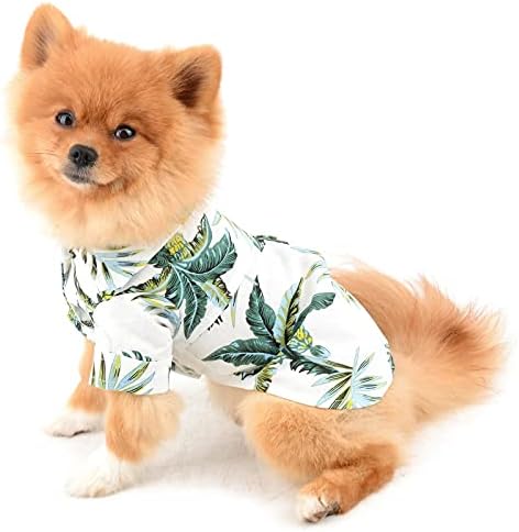 Paideful casual bluze Havajski psi za male pse na plaži Vest kratkih rukava Ananas Coconut Cijena za kokosove