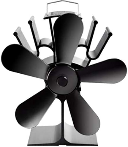 LYNLYN kamin Fan 5 oštrice peći na toplotni pogon ventilator Log drveni gorionik tihi Kućni kamin