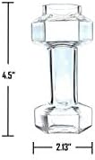 Gainzcity visoka čaša za bučice, 2 unce, Set od 4-savršeno za fitnes narkomane, pacove u teretani,