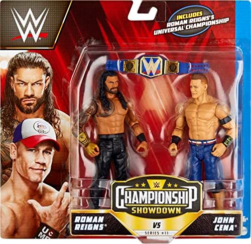 Mattel WWE Roman Reigns Vs John Cena Championship Showdown Akcija Slika 2-pakovanje sa univerzalnim