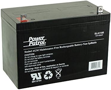 Interstate baterije Power Patrol 12V 100Ah baterija 27 SLA Zamjenska baterija za Powersonic PS-121000, rasvjeta