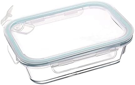 Amabeabwh Bento kutije Staklo ručak kutija za svjež i održavanje zdjelice mikrovalna pećnica