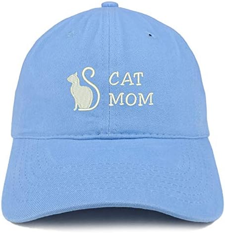 Trendy Odjeća Shop Cat Mama Tekst vezeni nestrukturirani pamučni tata šešir