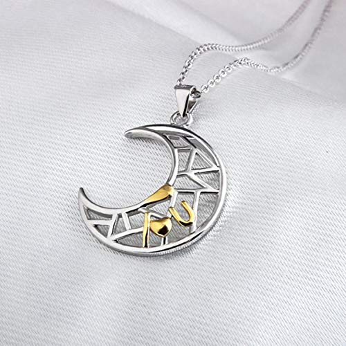 Harpyyami Moon ogrlica mjesec ogrlica od ogrlice od rinestone ogrlica sunčeva mjesec ogrlica Kristal