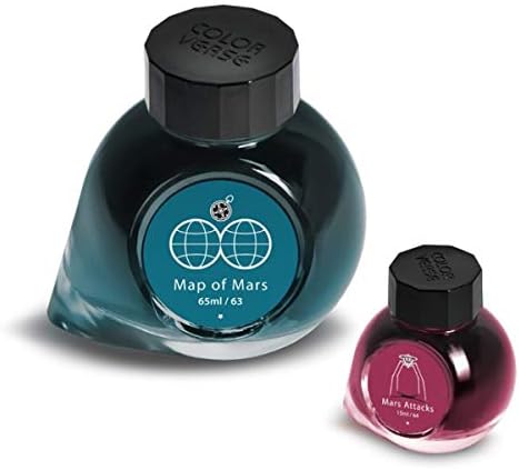 Colorverse Ink-Sezona 5-Crvena Planeta-karta Marsa & amp; Mars Attack