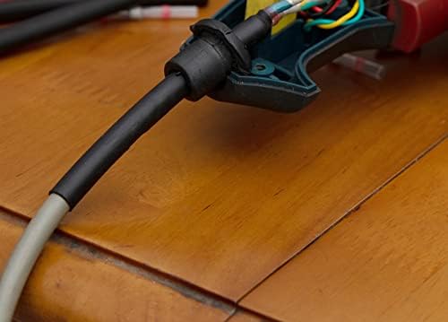 Ginsco 5 Ft 2:1 omjer 25/64 10mm Crne termoskupljajuće cijevi razne cijevi za navijanje kablovske