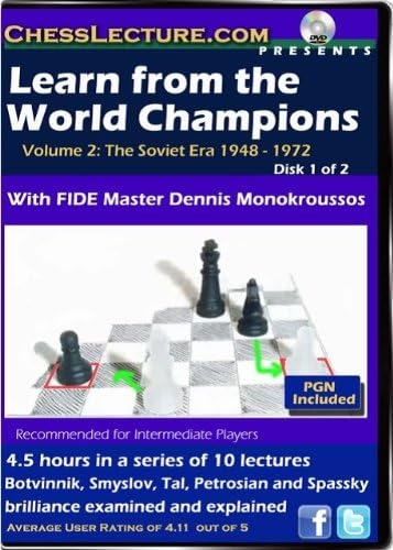 Učite od svjetskih prvaka-predavanje šaha - 2 DVD-a-Svezak 59 chess DVD