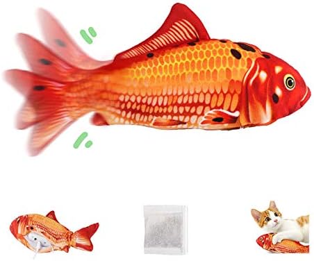 Wom električna riba mačka igračka Kicker riba igračka pokretna Migoljajuća riba Realistični interaktivni