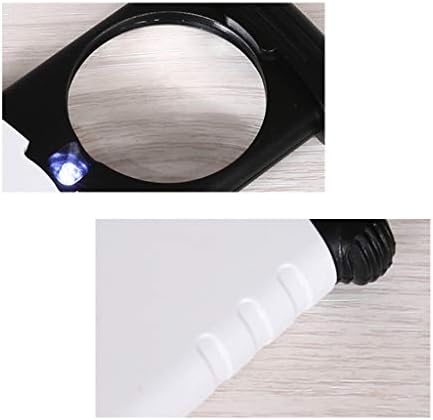 Lupa lupa, 8x 10x ručni tip povlačenja izvucite džepnu lupu mala prenosiva lupa sa LED svjetlom