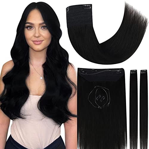 Ugeat Black 20 Inch Micro Loop Extensions i 20 inch Black Wire Hair Extensions Bundle