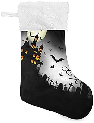 Alaza Božićne čarape Sablasni Halloween Classic Personalizirani veliki ukrasi skladištenja
