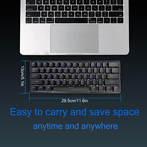 Kemove Shadow Wired / Wireless 60% mehanička tastatura za igranje Kompatibilna sa Mac Windows-om,