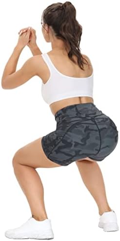 Cakulo ženski biciklistički biciklistički biciklistički joga 5 / 8 kratke hlače visoka struka kompresija vježbanja na plaži teretane kratke hlače sa džepovima