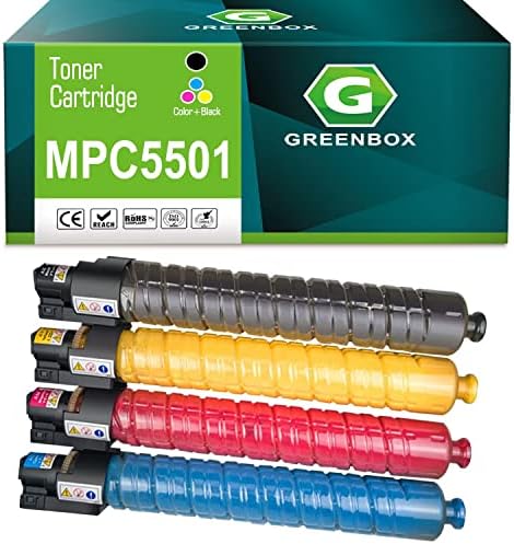 GreenBox kompatibilna MPC5501 Zamjena toner kasete za Ricoh MPC5501 841582 841585 841584 841583