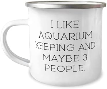 Love aquarium Keeping 12oz Camper šolja, volim čuvanje akvarijuma i možda 3 osobe, pokloni za prijatelje,