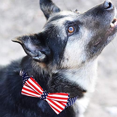Delifur američka zastava ogrlica za pse USA Usklađivanje zastava Dekoracija za male i srednje pse mačke