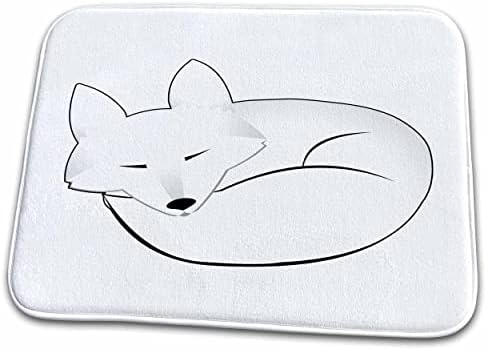 3drose slatka spavaća Artic Fox - prostirke za kupatilo