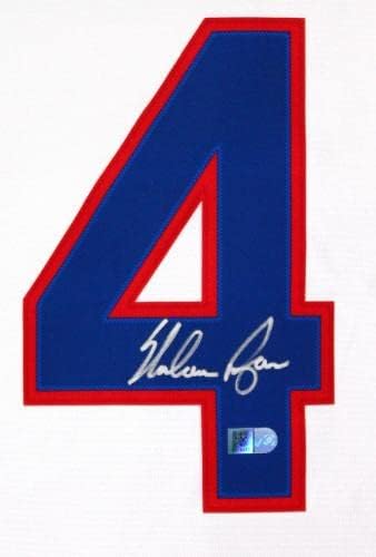 Nolan Ryan Autografirao Texas Rangers Nike White Jersey-Aiv hologram * Srebrni - autogramirani MLB