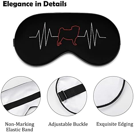 Dog srca Baci mekana maska ​​za oči Poklopac efektivnog zasjenjenja slijepojku udobnost maska ​​za vrijeme spavanja
