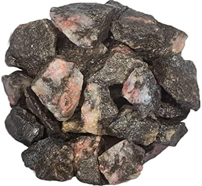 Hipnotički dragulji Materijali: 2 lbs Bulk grubo rodonitno kamenje sa Madagaskara - veliko 1 do 1,25 prosječne