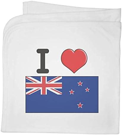 Azeeda 'Volim novozelandsku' pamučnu bebu pokrivač / šal