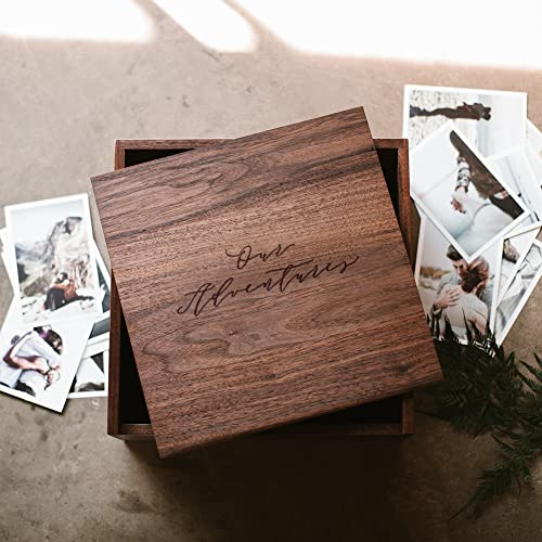 Wayfaren Veliki orah savladajući kutiju sa poklopcem | Prilagodljivi DIY CRAFT drvene kutije za