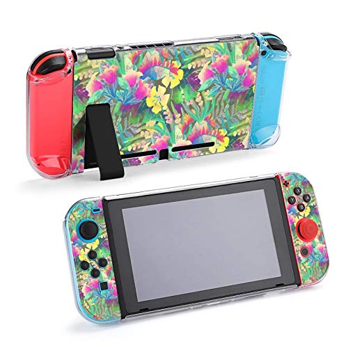 Futrola za Nintendo Switch, Tropical Flower Set od pet komada zaštitni poklopac futrola za konzole za igre za Switch