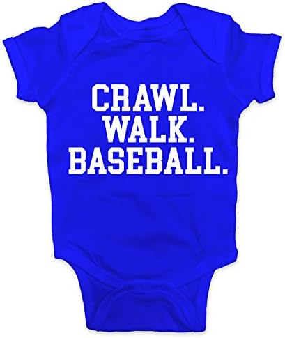 Southern Designs Walk Baseball Baby Boy One za novorođenčad
