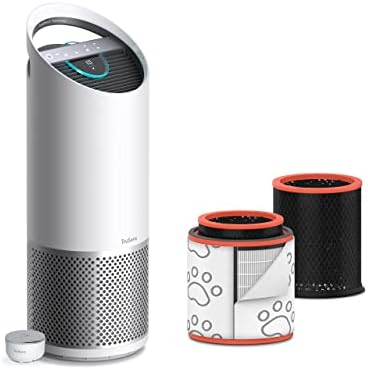 TruSens Smart Wi-Fi pročistač vazduha sa snopom pet filtera | velikim / UV-C svetlom + HEPA filtracija | SensorPod™ Monitor kvaliteta vazduha / filteri pet mirisi, perut za kućne ljubimce, klice i bakterije