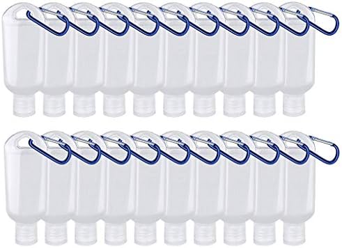 Boce Flip nepropusni prazan Clear 20pc privjesak za ključeve putni kontejneri Plastična kapa Proizvodi za kupatilo