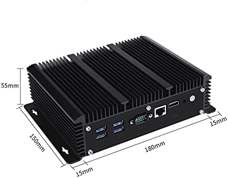 HUNSN Micro Firewall Appliance, Mini PC, OPNsense, Untangle, VPN, Router PC, Intel Core i3 8140U, RC02k, AES-NI, 6 x 2.5 GbE I225-V, 4 x USB, HDMI, konzola, 16G RAM, 512G SSD