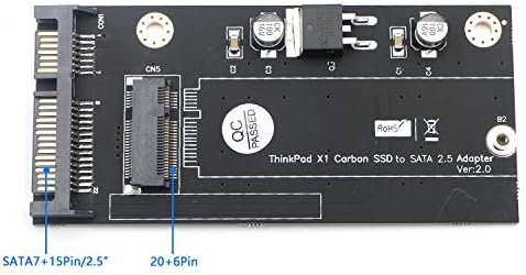 Ugljen 20+6 Pin SSD SATA 2.5 adapter Converter za Thinkpad Lenovo X1