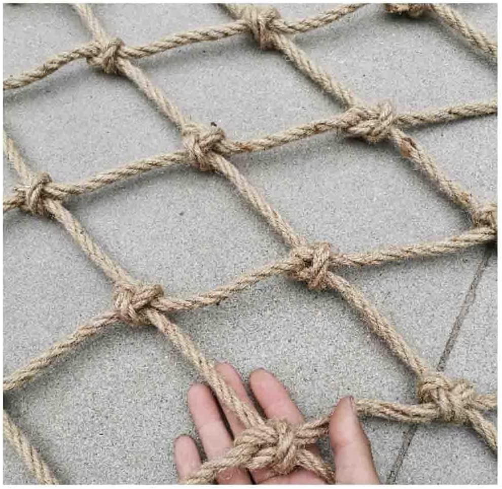 Ouyoxi ručno tkane konopljine mreže za užad od Jute debljine 6mm mreža za užad od konoplje merdevine za igračke