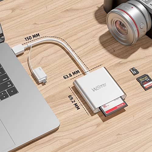 Kompaktni Flash CF čitač kartica, weme Aluminium USB 3.0 Micro SD Konverter kartica sa OTG adapterom