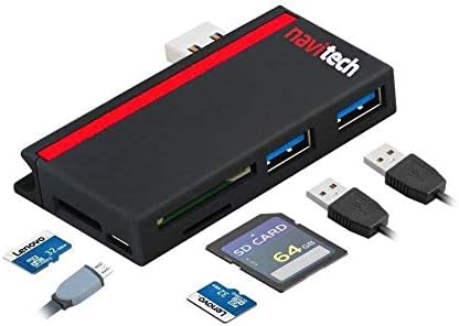 Navitech 2 u 1 laptop/Tablet USB 3.0/2.0 Hub Adapter/Micro USB ulaz sa SD / Micro SD čitačem kartica kompatibilnim sa Lenovo IdeaPad S130 11 inčnim