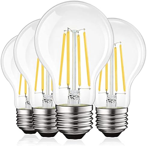 LUXRITE Vintage A19 LED sijalice 100 W ekvivalentno, 1600 lumena, 5000k svijetlo bijele, Edison sijalice sa