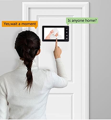 ZSEDP žičani Video interfon sistem portafona 7-inčni 2 monitori sa vanjskom kamerom za zvono na vratima podržavaju detekciju pokreta za kućnu sigurnost